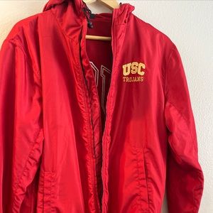 Heritage brand USC Trojans zip up Jacket. Red size Small